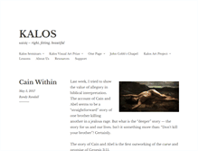Tablet Screenshot of kalosfoundation.com
